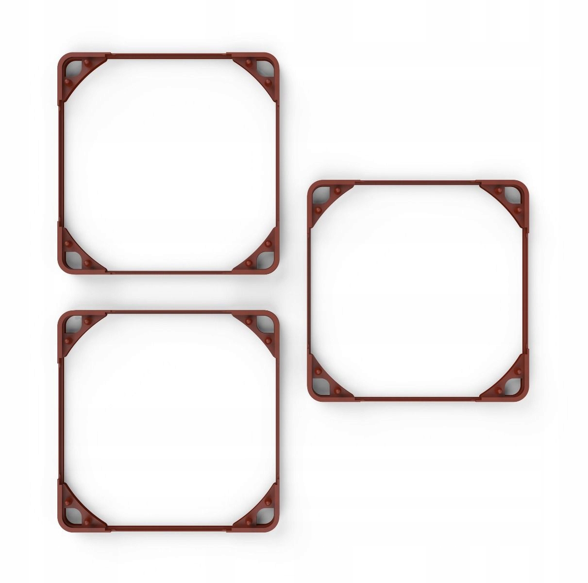 Zestaw trzech uszczelek antywibracyjnych – Idealne do wentylatorów Noctua 120x25mm
