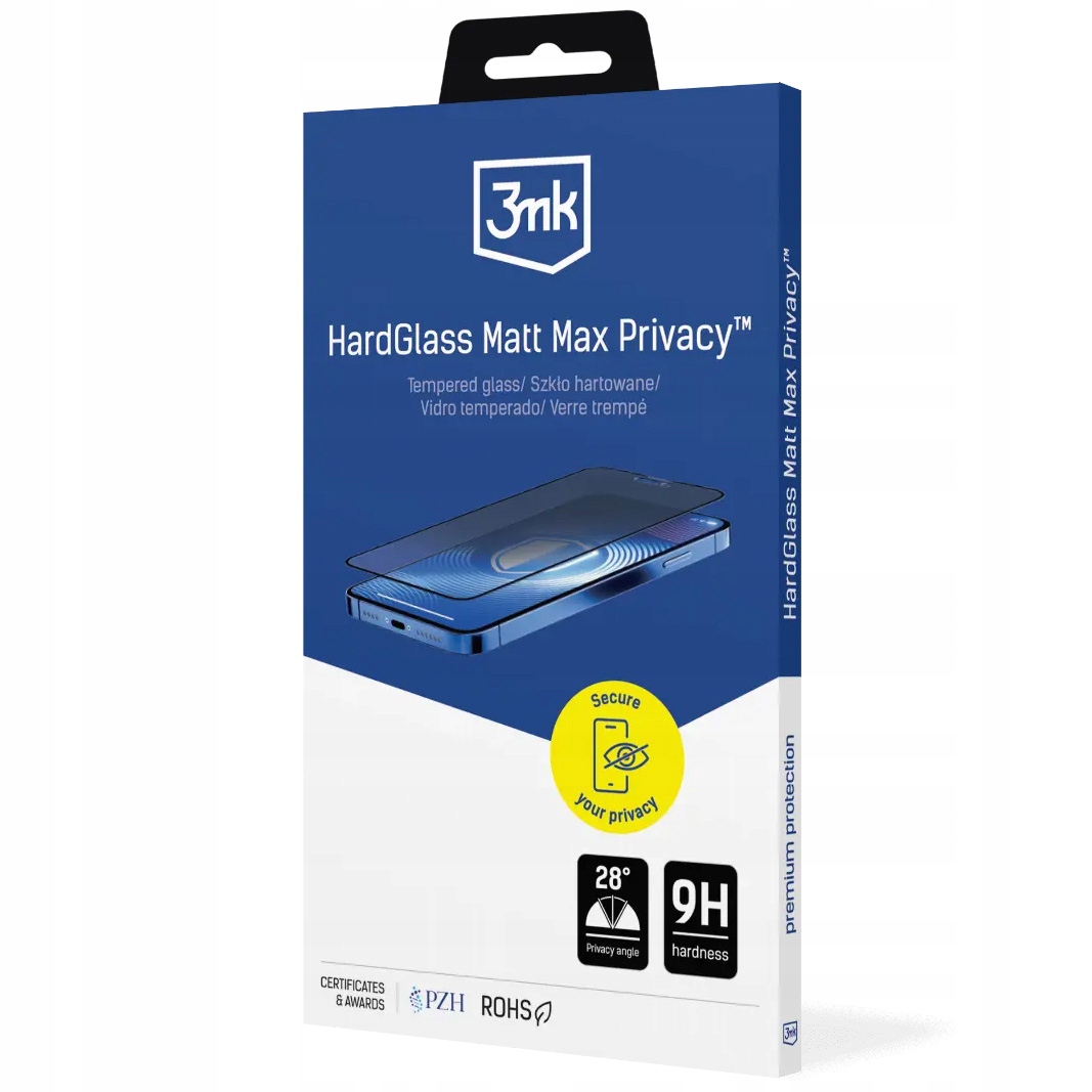 Apple iPhone 17 Pro Max - 3mk HardGlass Matt Max Privacy – Ochrona i komfort w jednym