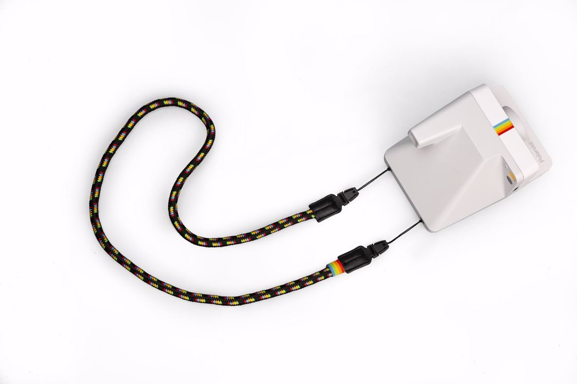 Polaroid Camera Strap Round Rainbow – Stylowy pasek do aparatu