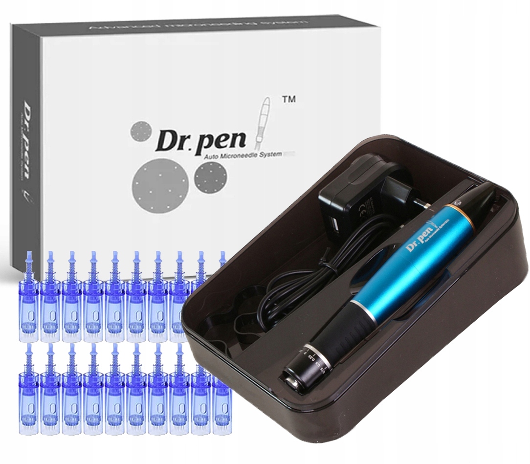 Dr Pen Ultima - Profesjonalny Bezprzewodowy Dermapen + 20 Kartridży – Innowacyjne urządzenie do mezoterapii