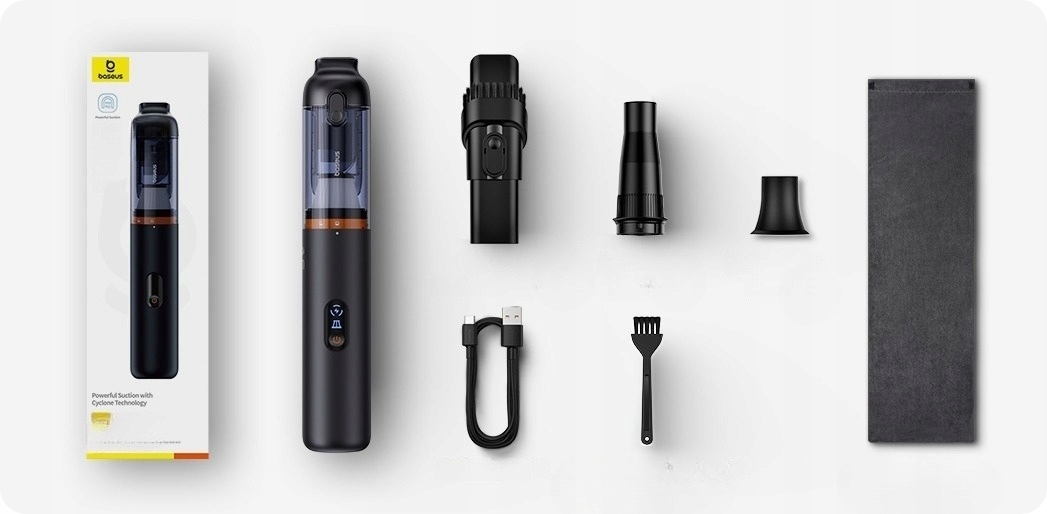 Odkurzacz ręczny Baseus A5 Air 12000Pa – Wydajne czyszczenie samochodu