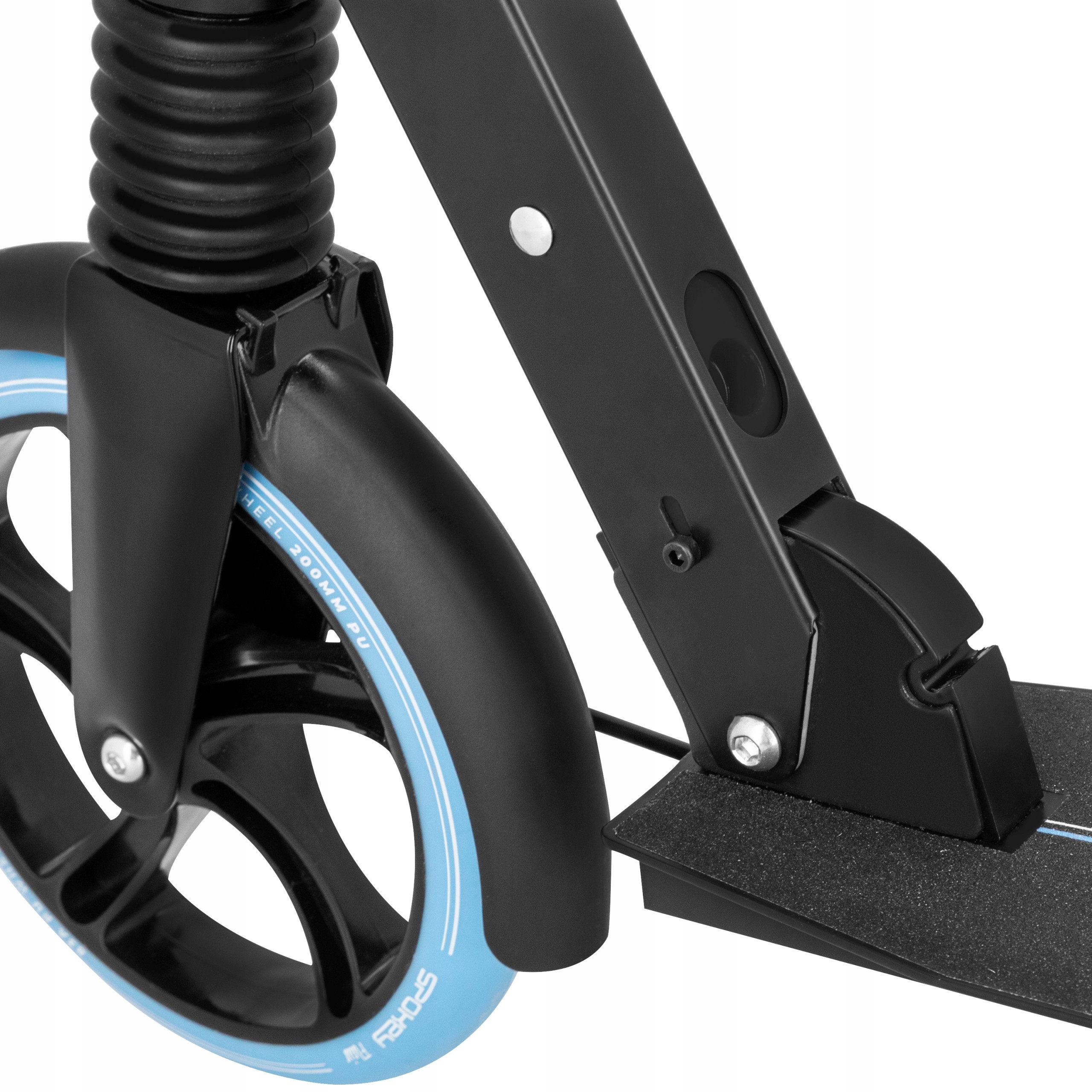 Duże kółka 200 mm z wysokiej klasy łożyskami ABEC-9