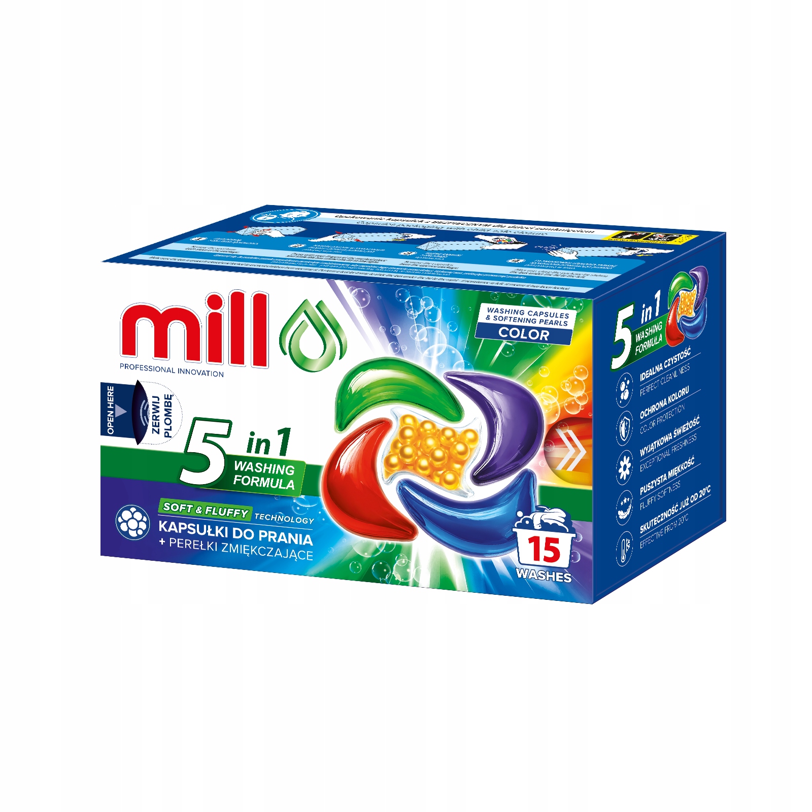 Przyjemny zapach i ochrona intensywności kolorów