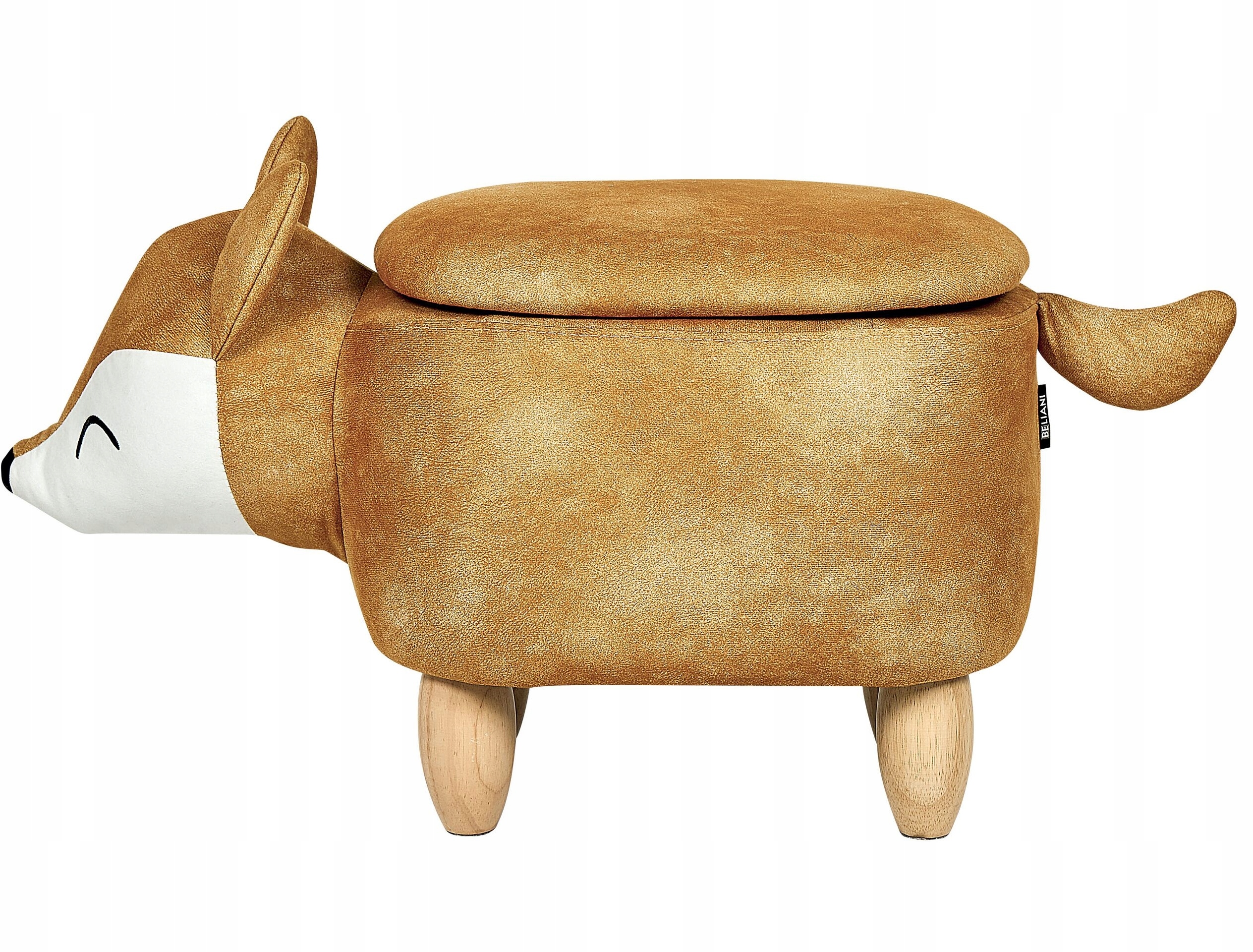 Wymiary i materiały – Szczegóły dotyczące pufy FOX