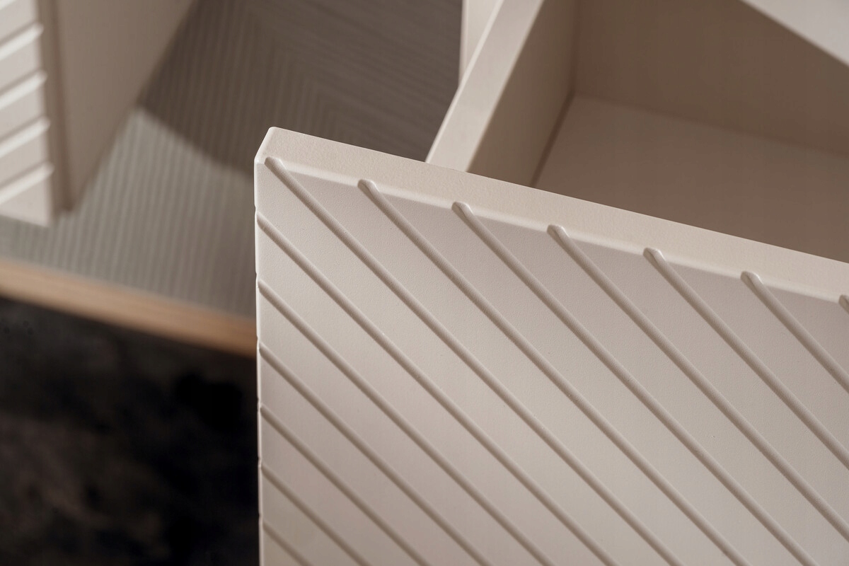 Szafka pod umywalkę nablatową VIVA CASHMERE 2D 60cmx2 kaszmirowy mat – Nowoczesny design dla Twojej łazienki