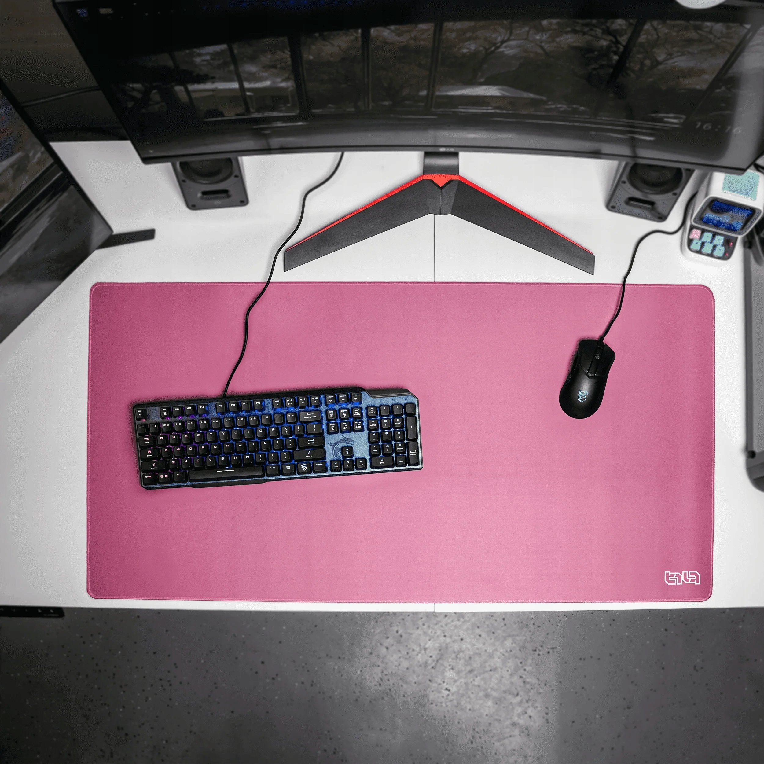 Podkładka pod Mysz Gamingowa Pink Sunset 100x50 TILT – Wygoda i styl na Twoim biurku