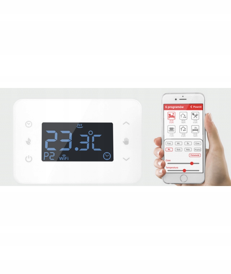 Funkcje regulacji temperatury – chwilowa, stała i tryb wakacyjny