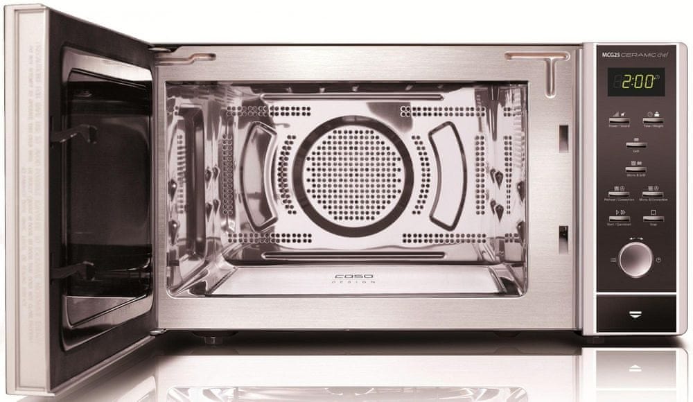 Kuchenka mikrofalowa Caso MCG 25 – Nowoczesne gotowanie w Twojej kuchni