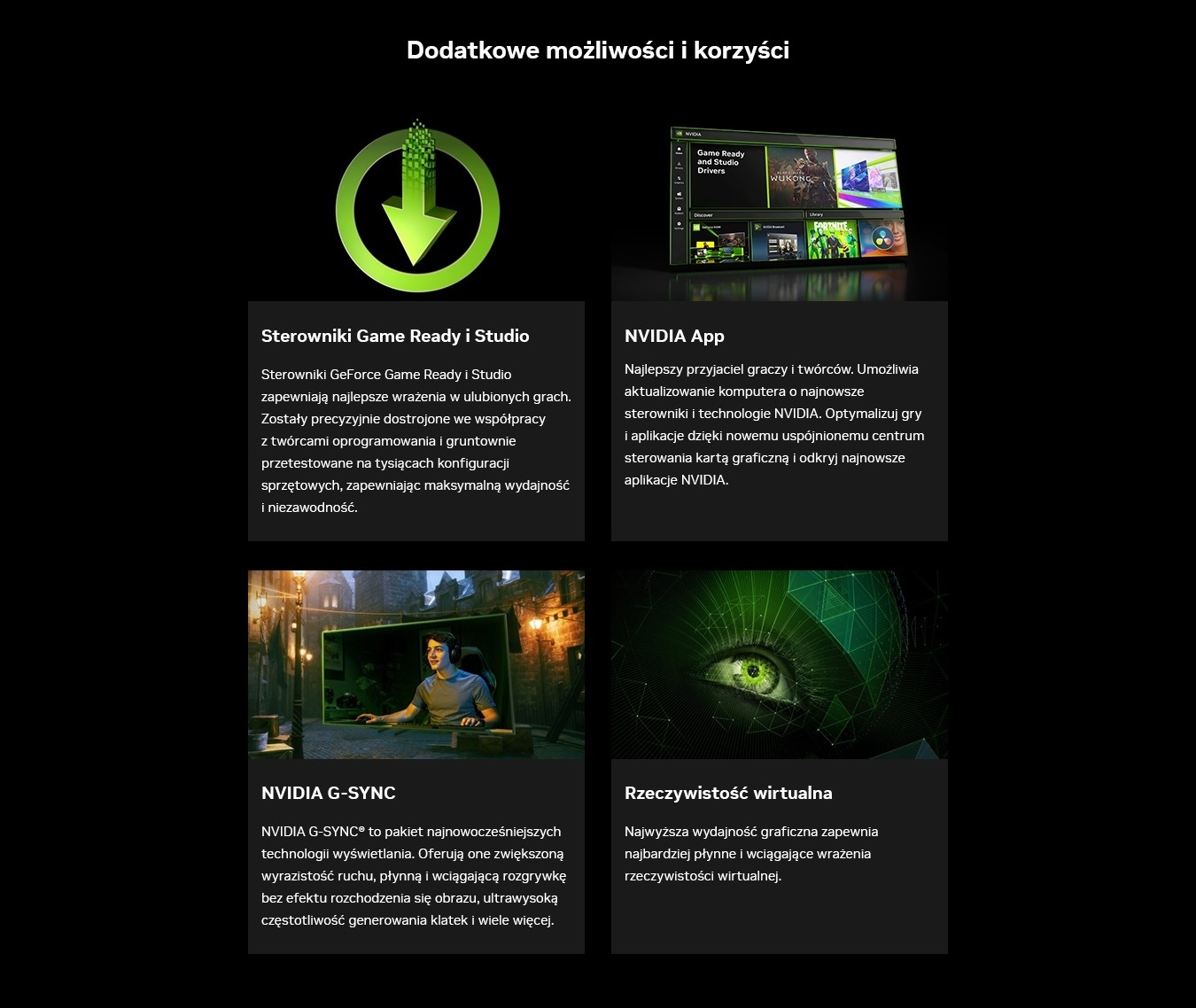 Wydajność z technologią NVIDIA G-SYNC – Płynne wyświetlanie obrazu