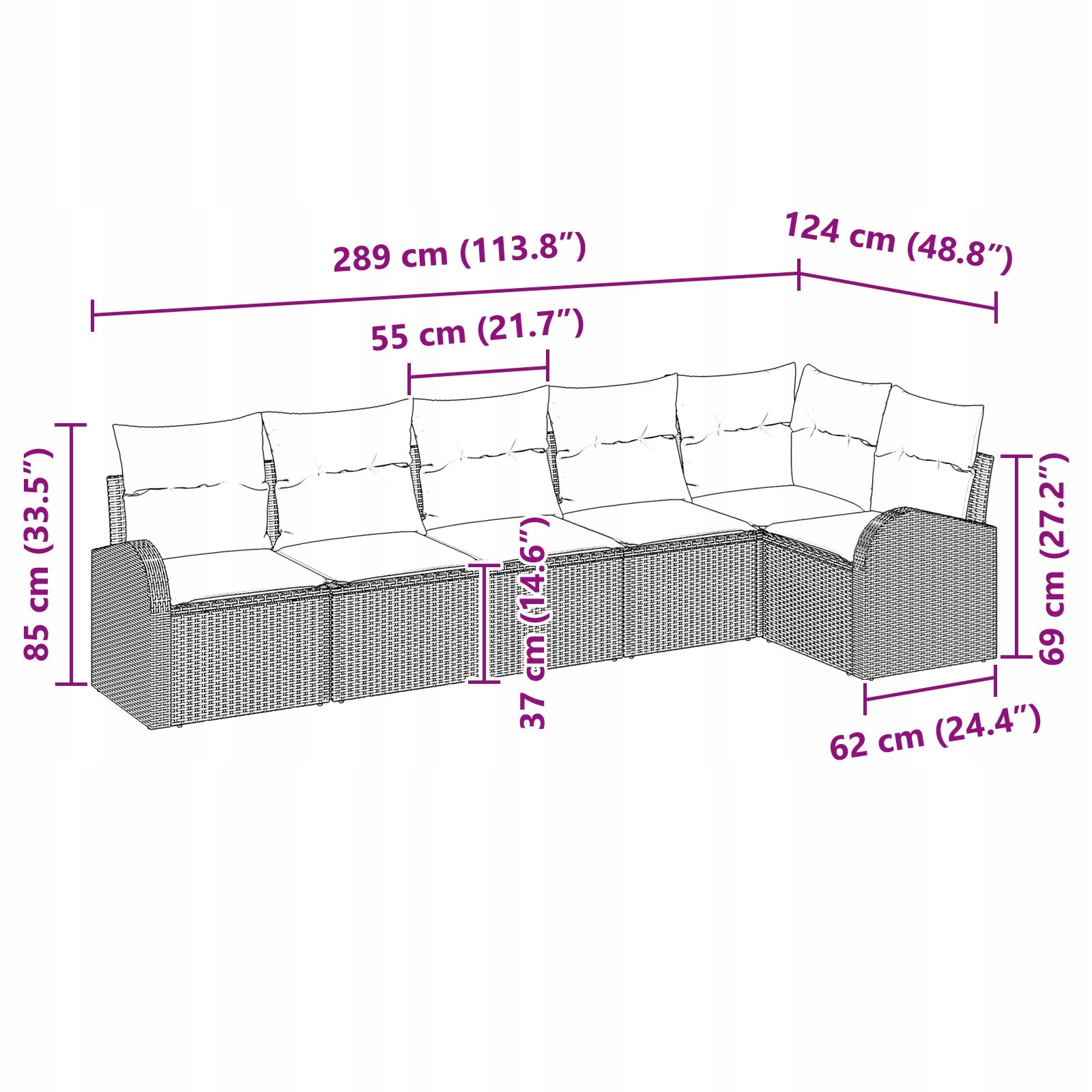 Miękkie poduszki z poliestru dla maksymalnego komfortu