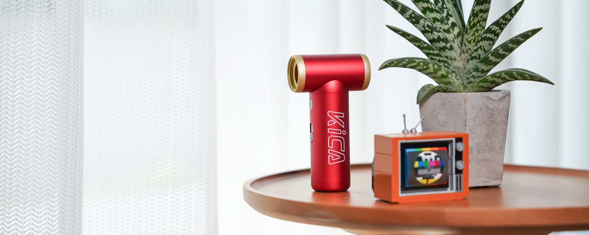 width=100% Dmuchawa wielofunkcyjna KiCA Jetfan 2S Kit - czerwona