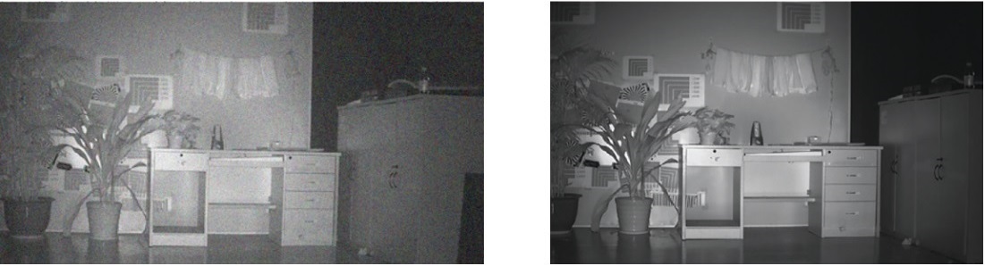 Cyfrowa redukcja szumów 3D DNR w kamerze DS-2CD2010-I.