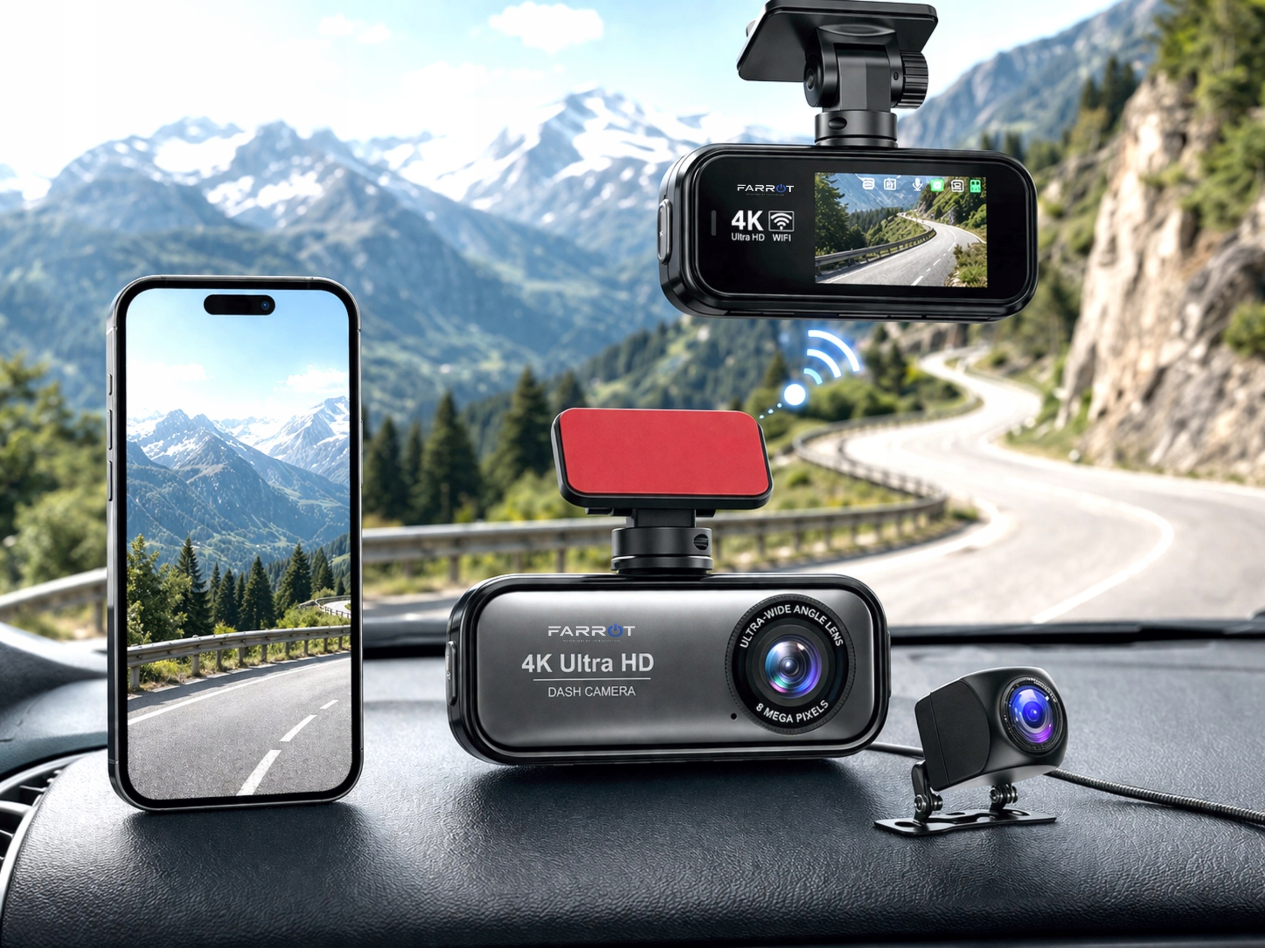 Pełna ochrona 360° – nagrywanie przód i tył