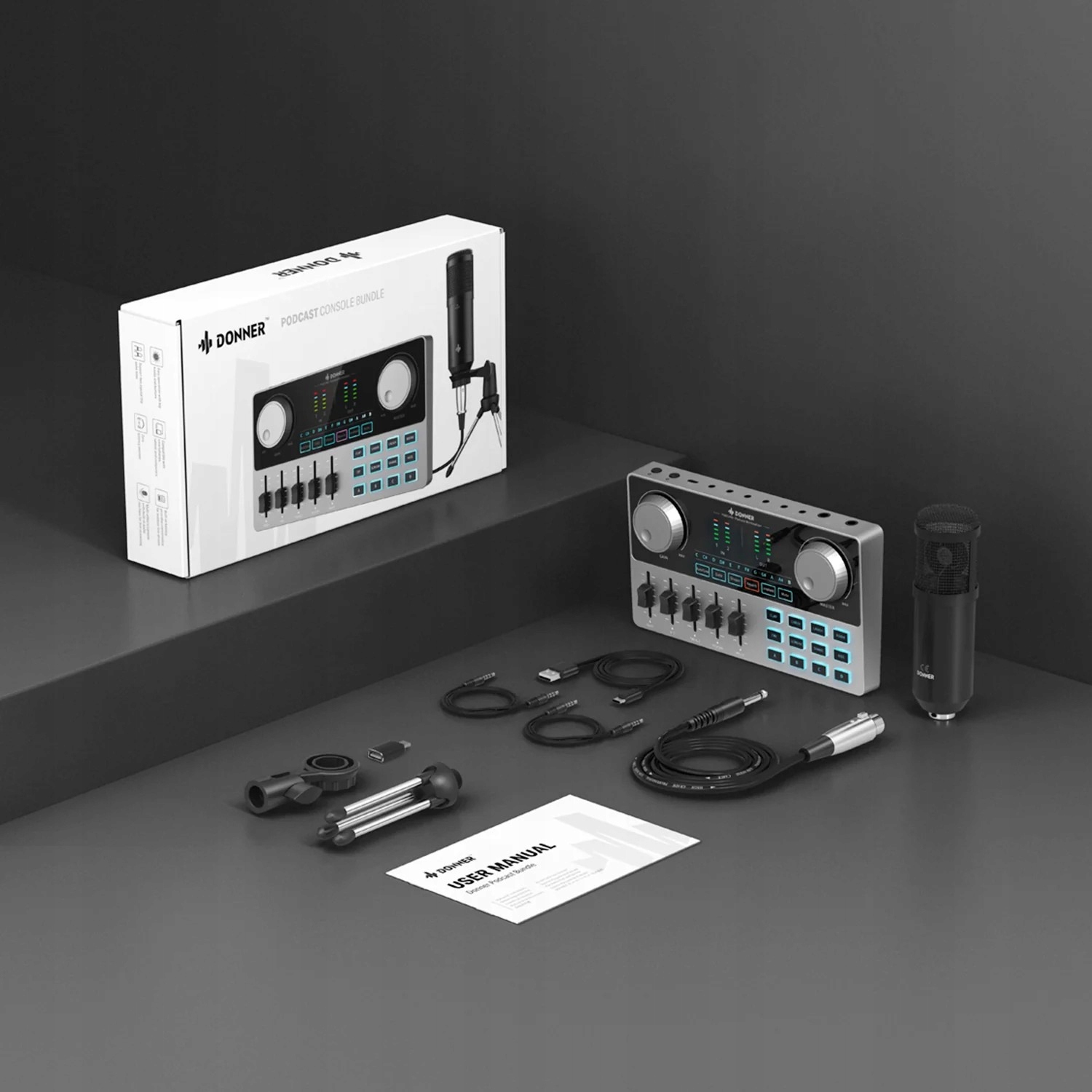 Kompletne wyposażenie do podcastingu