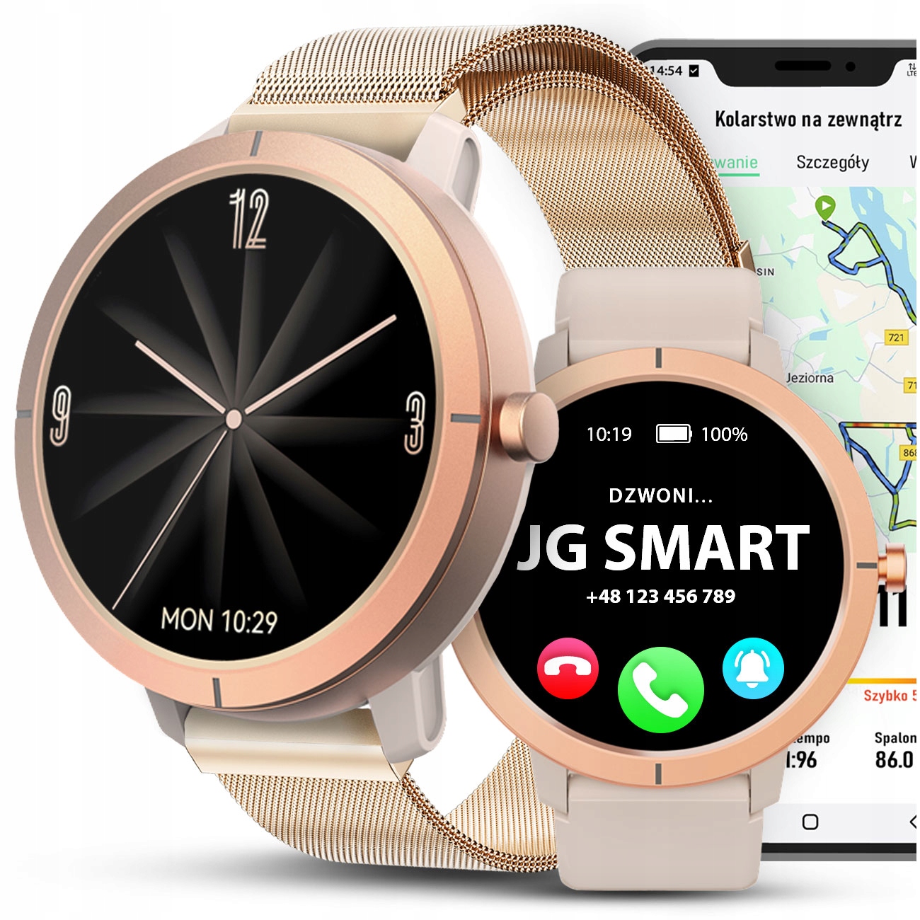 SMARTWATCH DAMSKI WODOODPORNY ZEGAREK MENU PL GPS AMOLED PULS SPORT – Idealny towarzysz aktywności