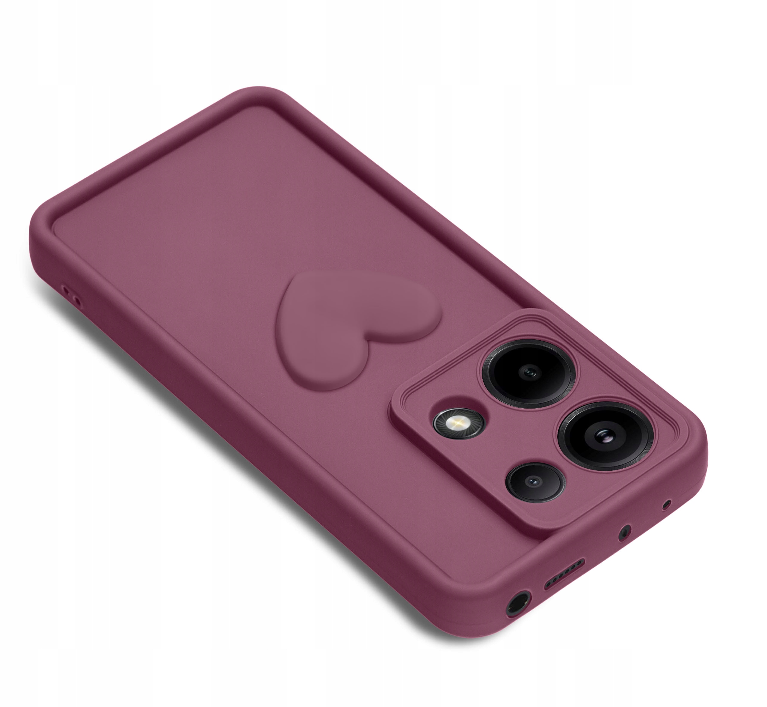 Wytrzymałe etui silikonowe z osłoną aparatu