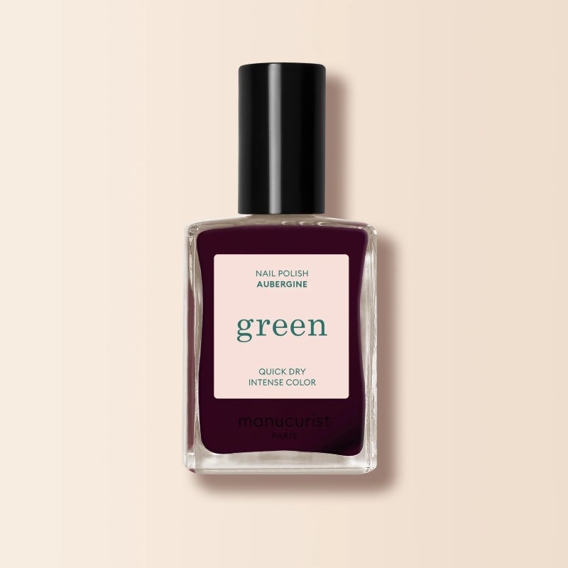 MANUCURIST Green Nail Polish Aubergine – Elegancja w każdym detalu