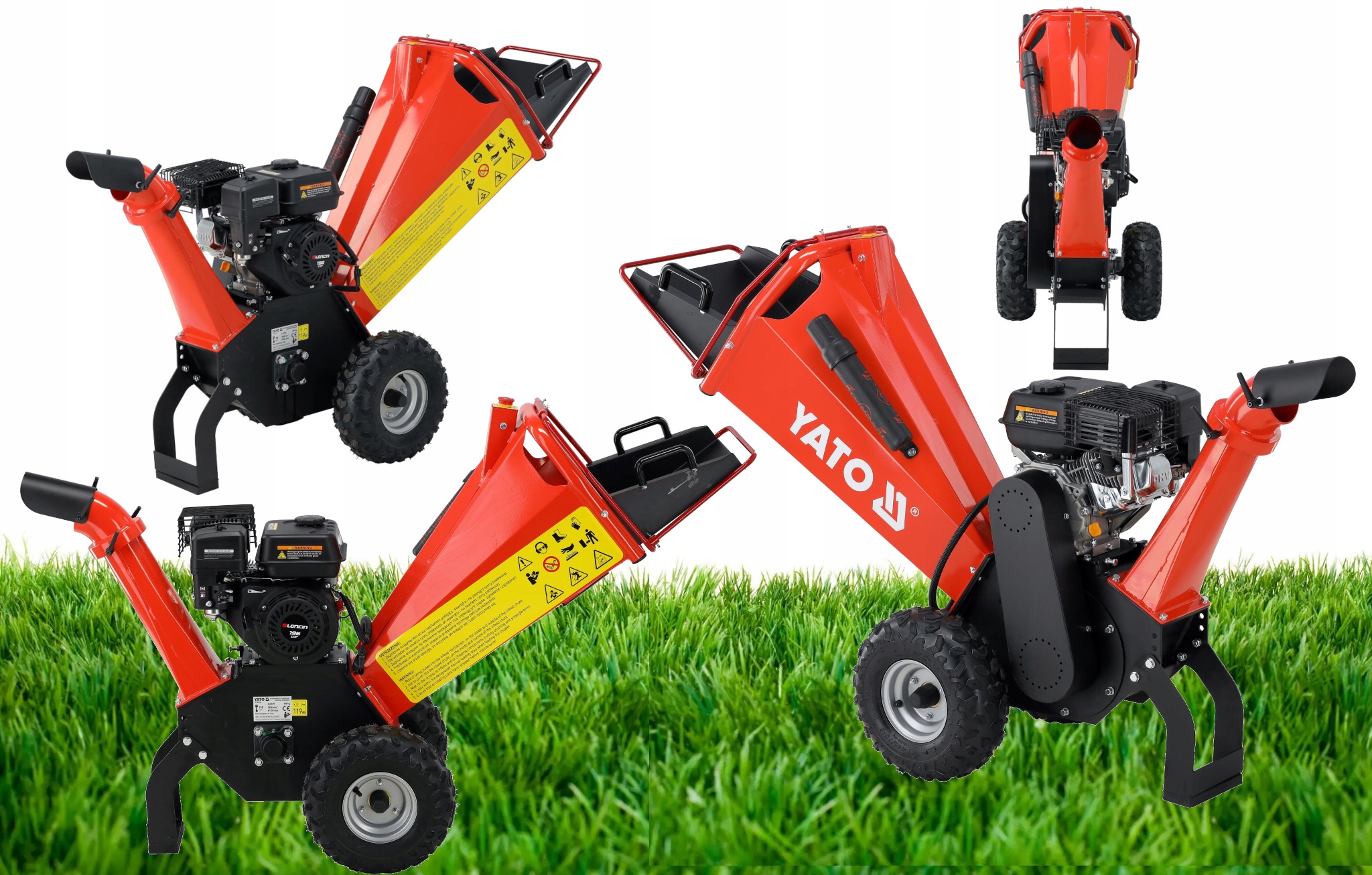 YT.PETROL BRANCH SHREDDER 100mm – Efektywne rozdrabnianie gałęzi