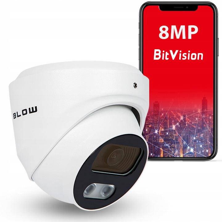 Kamera IP Blow 8MP BL-I8IS28TWM/PoE – Nowoczesne rozwiązanie do monitoringu