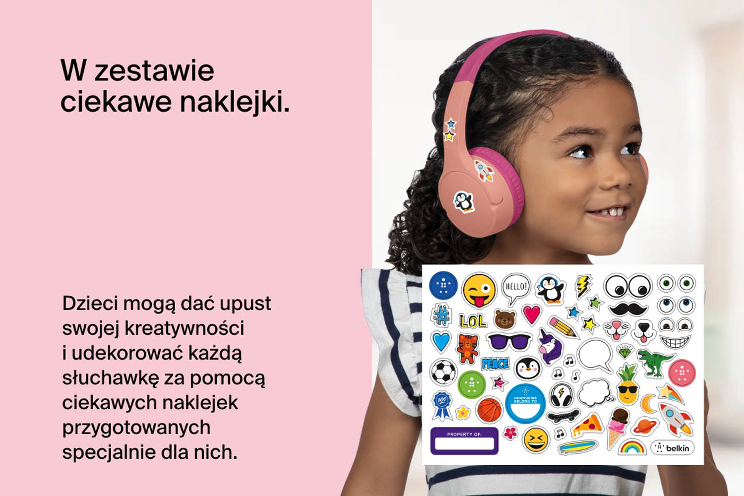 w zestawie ciekawe naklejki