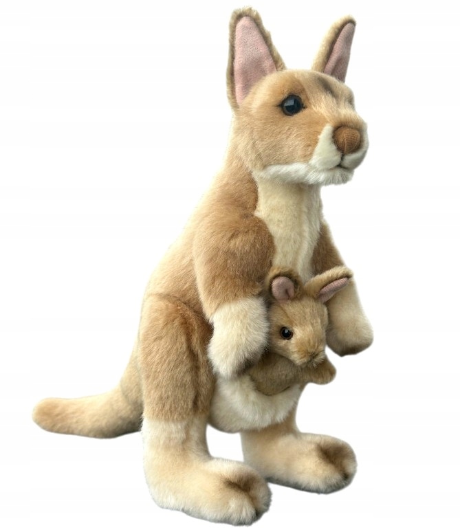 Kangur z młodym 30cm – Urocza maskotka dla Twojego dziecka