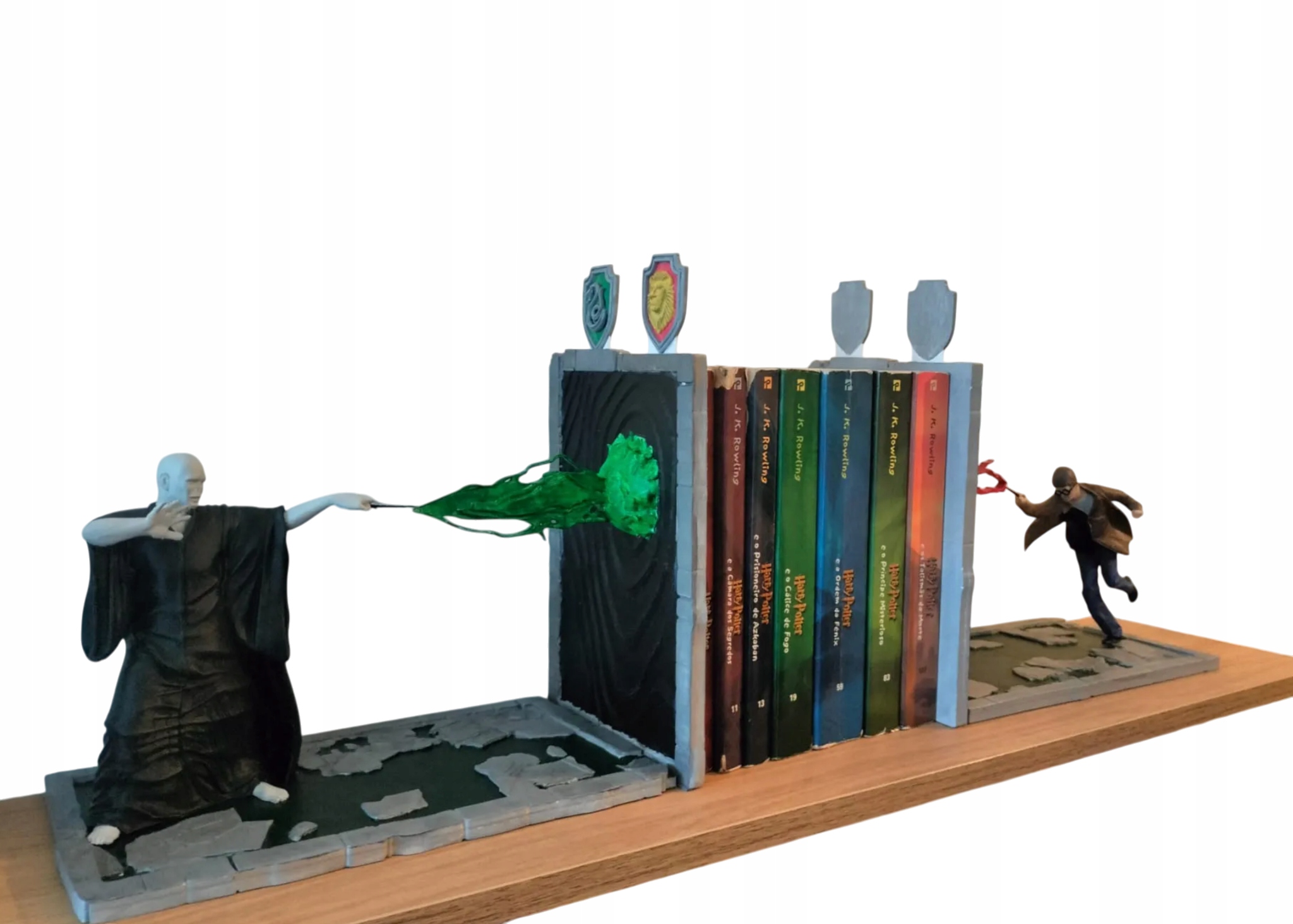 Podpórka do książek Harry Potter i Voldemort – Magia w Twojej bibliotece
