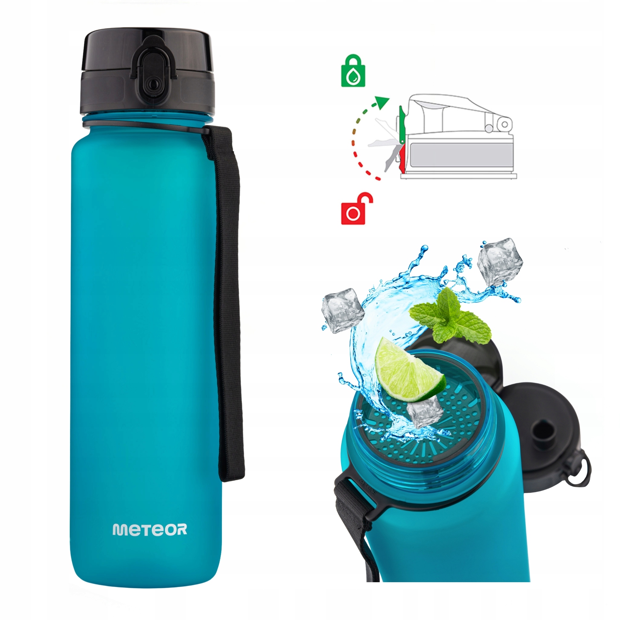 Wygodne użytkowanie i funkcjonalność bidonu