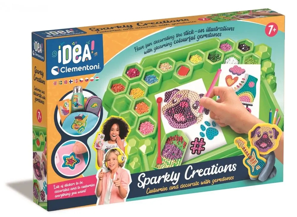 Clementoni Clementoni idea Art pomysły Laboratorium ozdób 18742 – Kreatywna zabawa dla dzieci