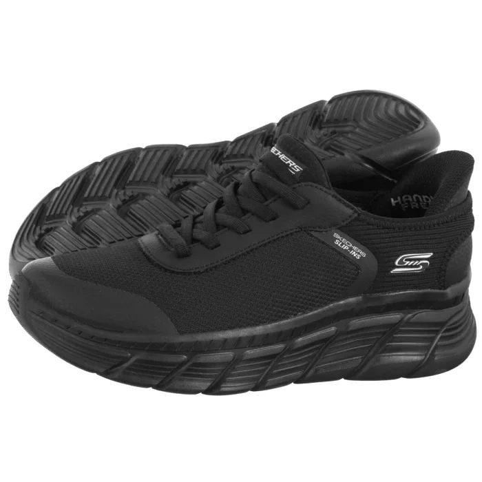 Skechers damskie sneakersy BOBS B FLEX HI LINEAR FORCE 117391 BBK – Styl i komfort na co dzień