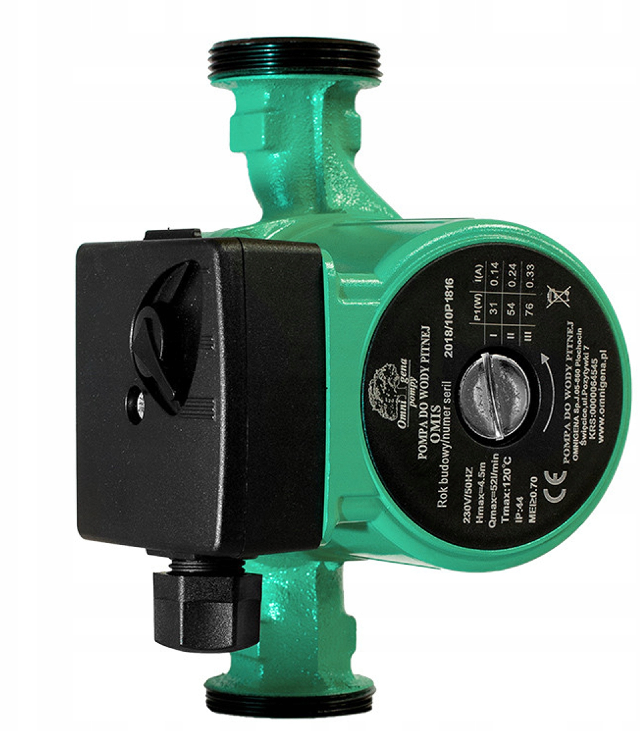 Zakres temperatury pracy – Od 5°C do 120°C