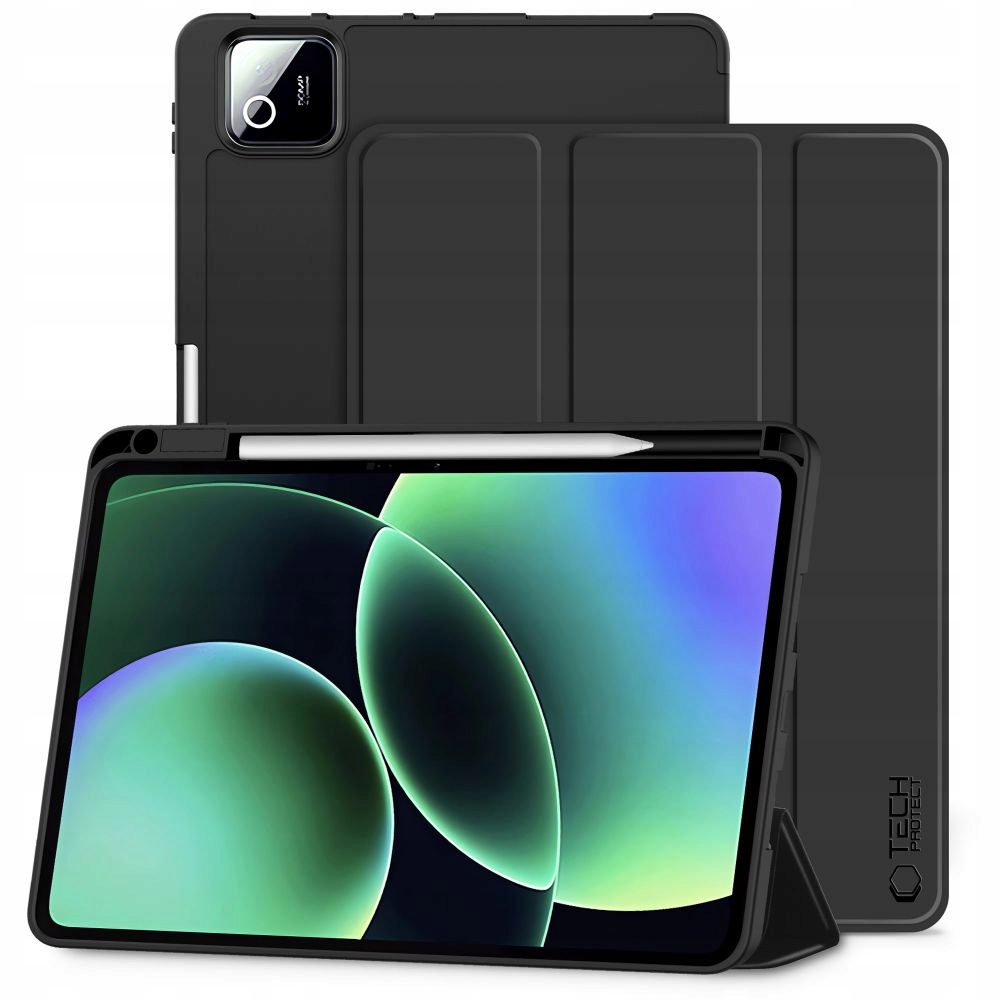 TECH-PROTECT SC PEN XIAOMI PAD 7 / 7 PRO / 8 / 8 PRO 11.2 BLACK – Ochrona i funkcjonalność w jednym