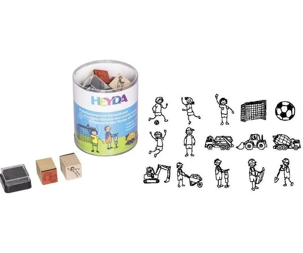 Zestaw zawiera 15 stempli – Idealny do twórczych projektów