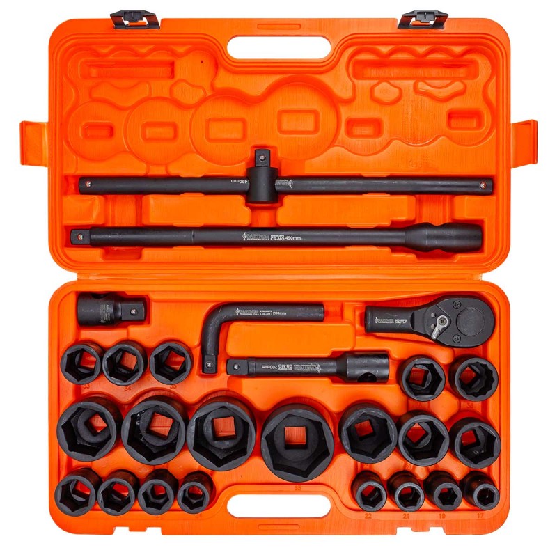 Zestaw kluczy nasadowych 3/4