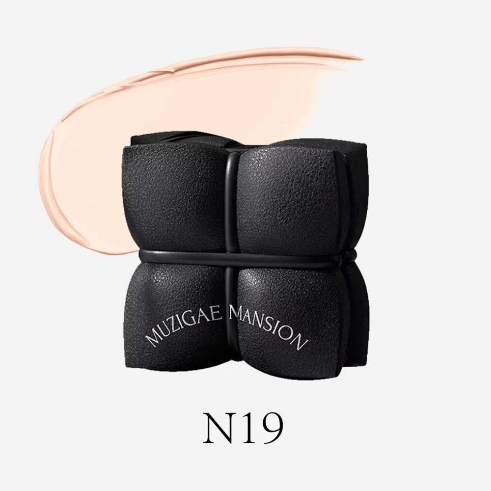 MUZIGAE MANSION Sleek Matt Cushion Pressed Foundation N19 – Idealny podkład prasowany dla Twojej skóry