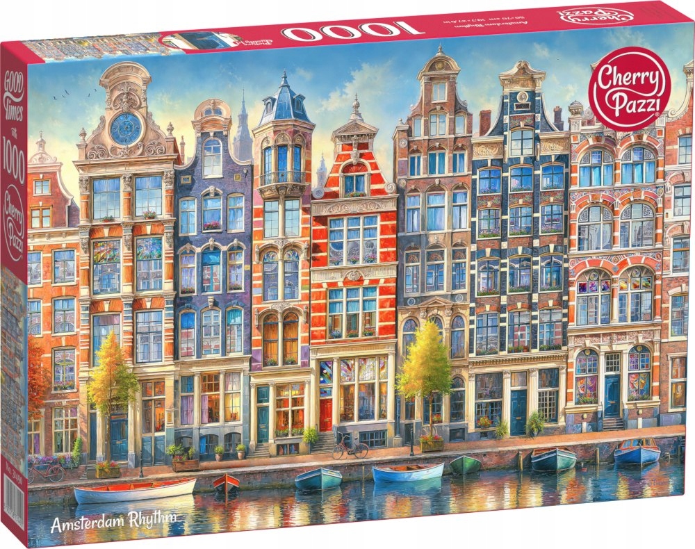 Puzzle 1000 CherryPazzi Amsterdam Rhythm – Doskonała zabawa dla całej rodziny