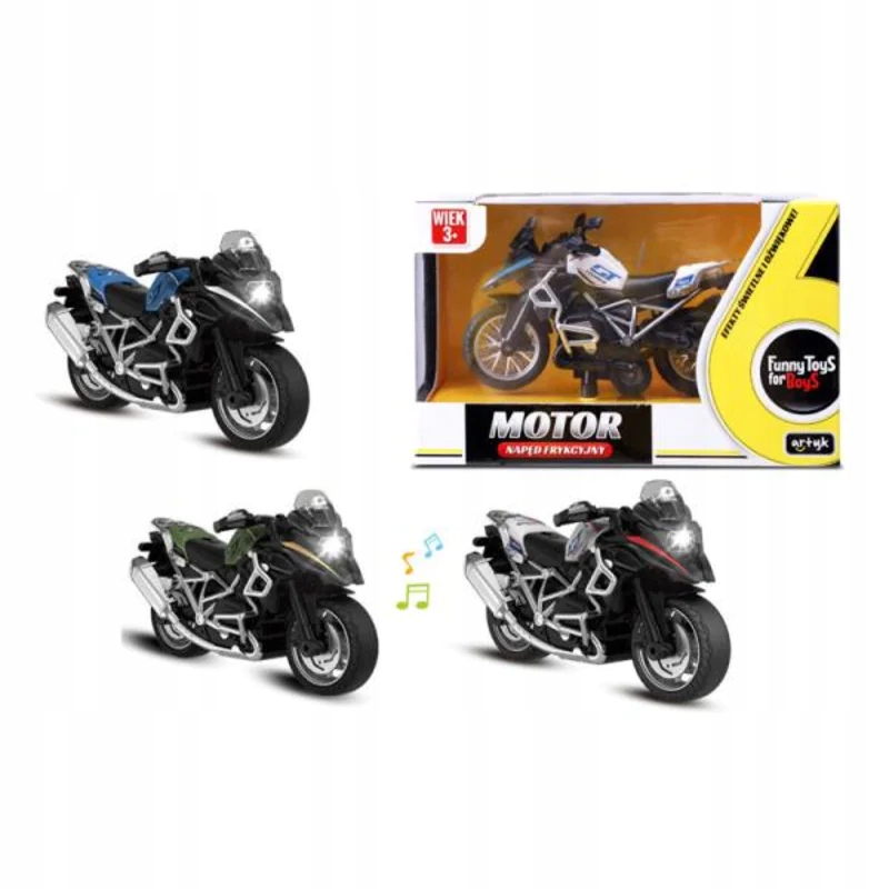 Motor z napędem frykcyjnym Mix Toys For Boys – Idealny dla małych miłośników motoryzacji