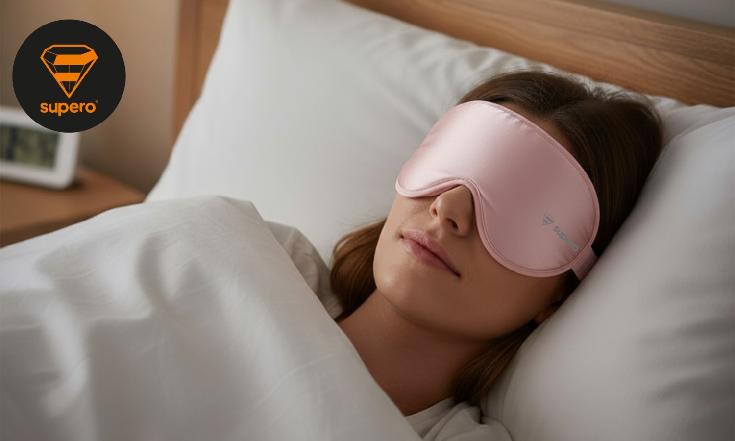 Maska na oczy SUPERO Eyeshade ShadowFlex – Idealny towarzysz snu