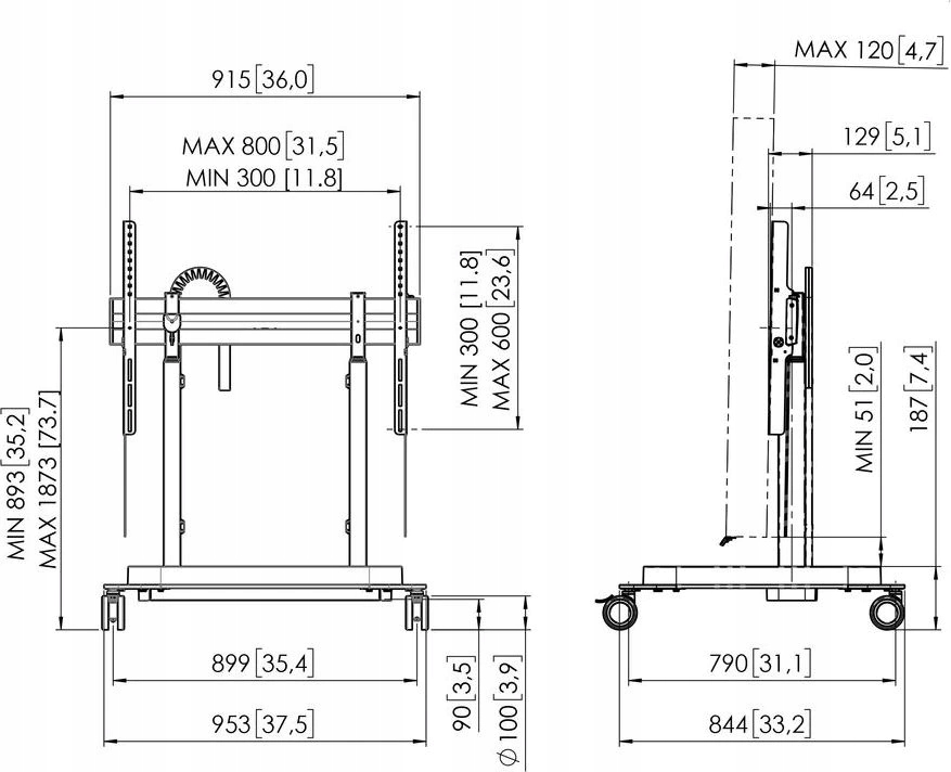 Regulacja wysokości dla optymalnego ustawienia
