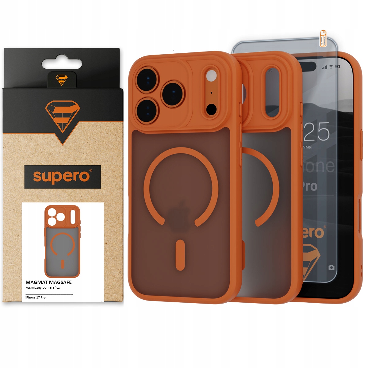 Etui matowe Supero Magmat MagSafe do iPhone 17 Pro – Ochrona i styl w jednym