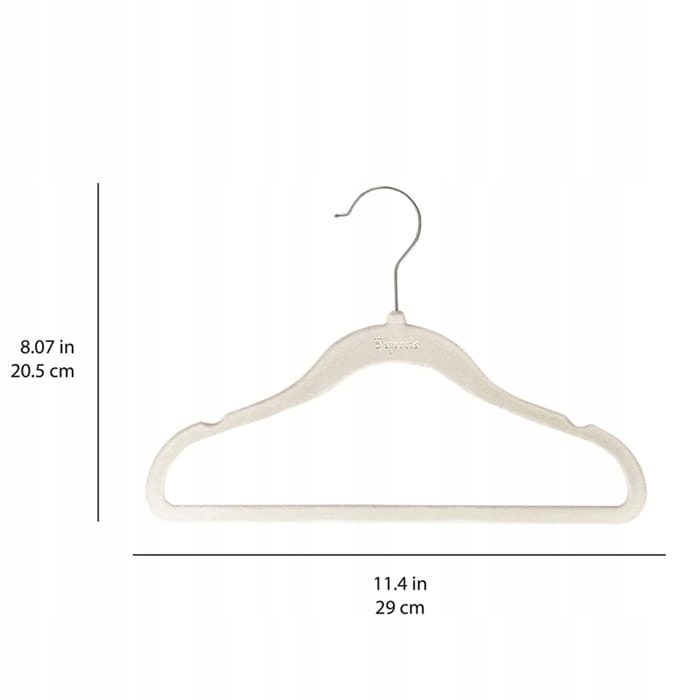 Specjalne wgłębienia do zawieszenia cienkich ramiączek