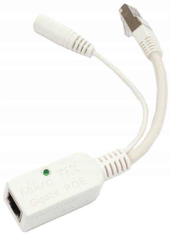 MikroTik GIGABIT POE INJECTOR RBGPOE – Wydajne zasilanie dla RouterBOARD