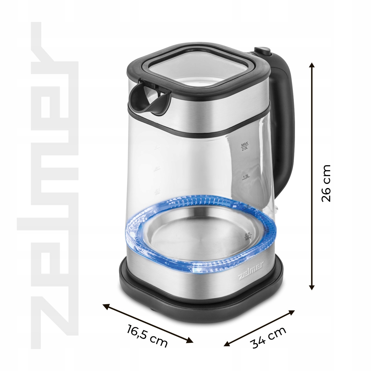 Nowoczesny design ze szkła i stali nierdzewnej