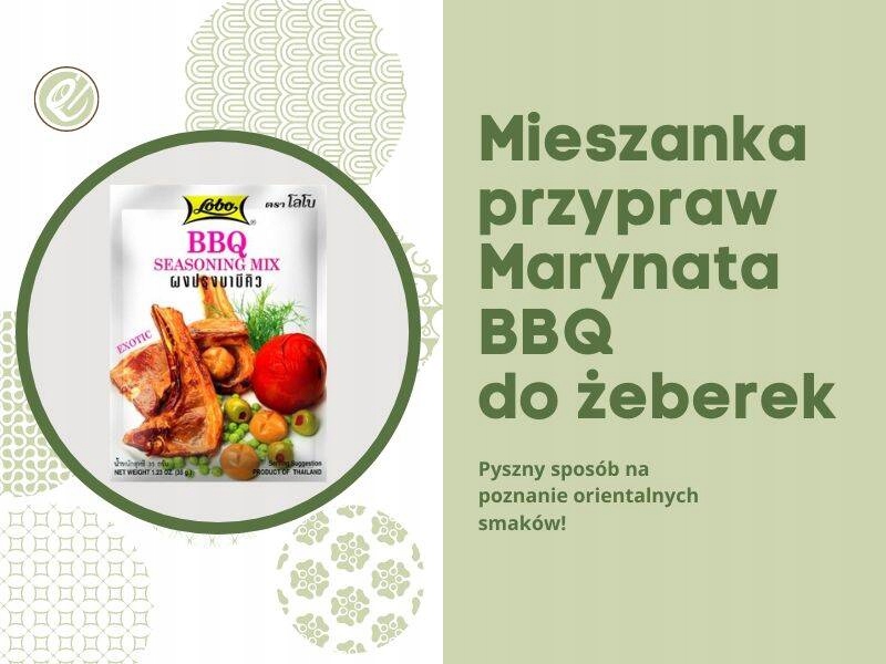 Marynata do żeberek barbecue Exotic Lobo 35g – Idealna na grilla i pieczenie