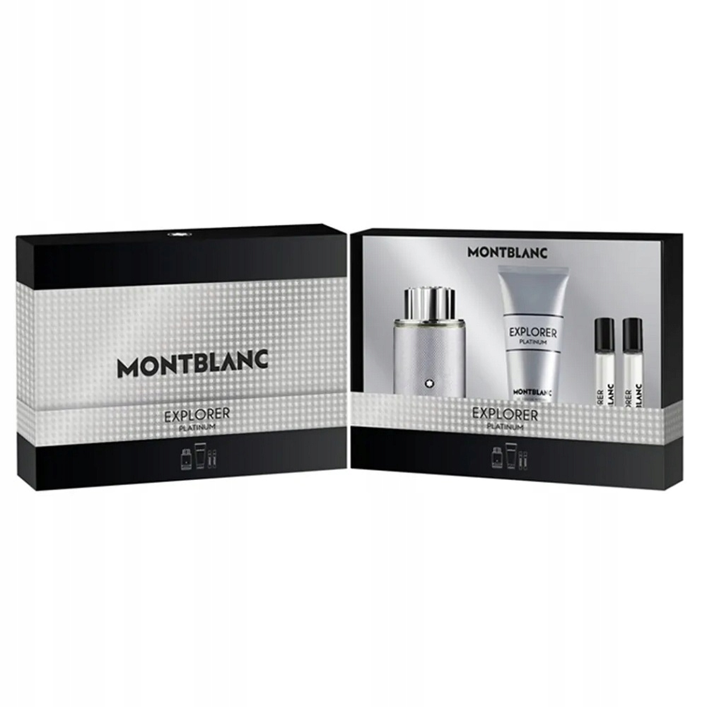 MONT BLANC Explorer Platinum – Zestaw woda perfumowana i żel pod prysznic