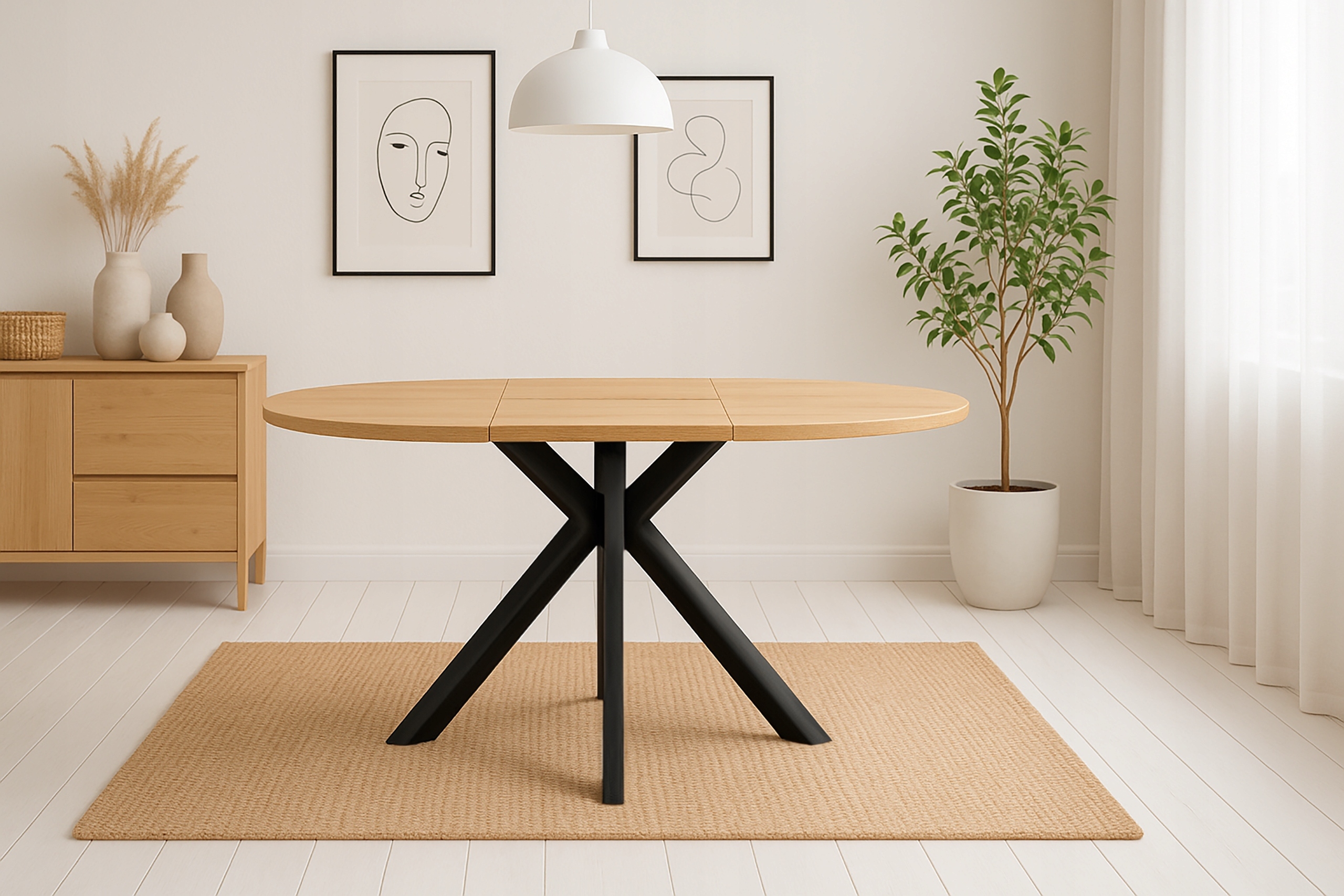 System rozkładania – Łatwe dostosowanie do liczby gości