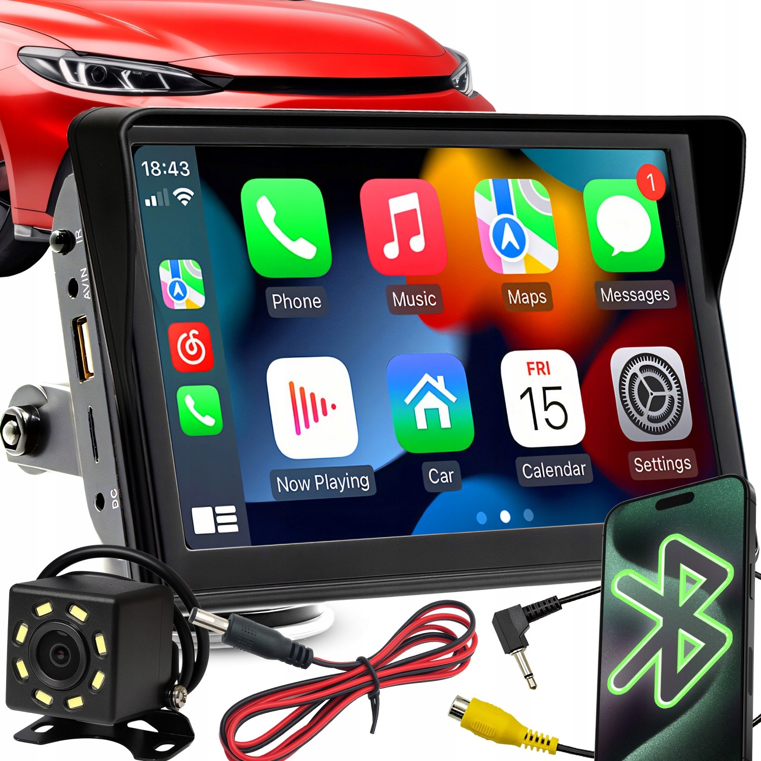 RADIO SAMOCHODOWE 7 CALI ANDROID APPLE CARPLAY – Nowoczesne multimedia w Twoim samochodzie