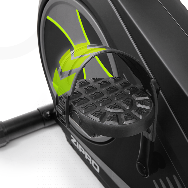 Rower poziomy Glow Zipro podstawy na stopy