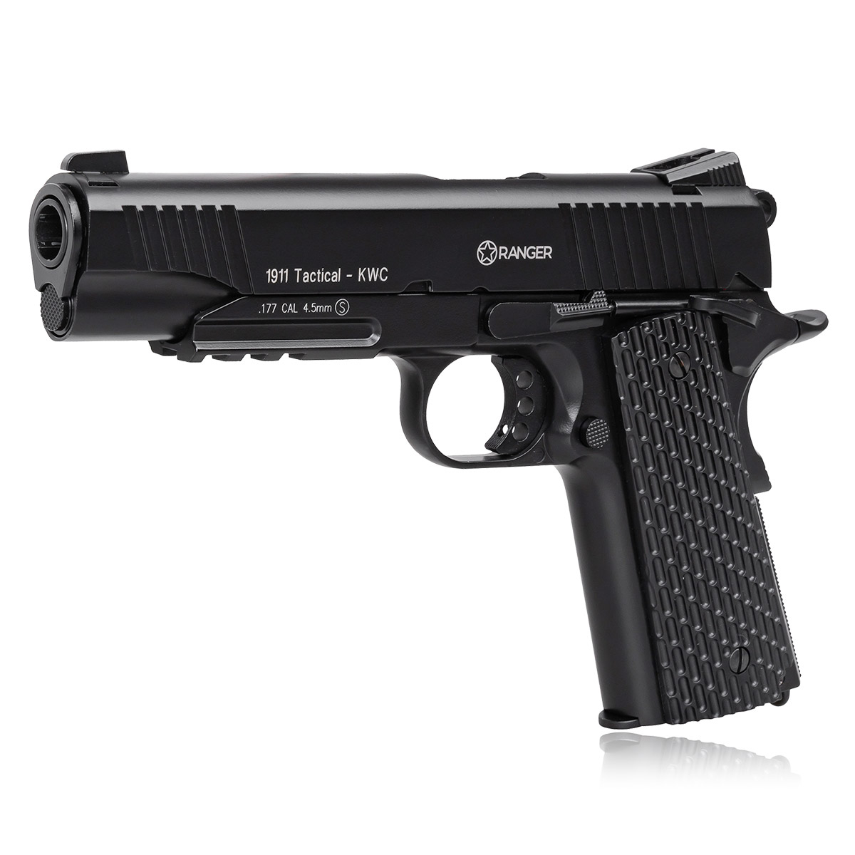 Wiatrówka pistolet RANGER 1911 Tactical KWC kal. 4,5 BBs BLOW BACK – Idealny wybór dla miłośników strzelectwa