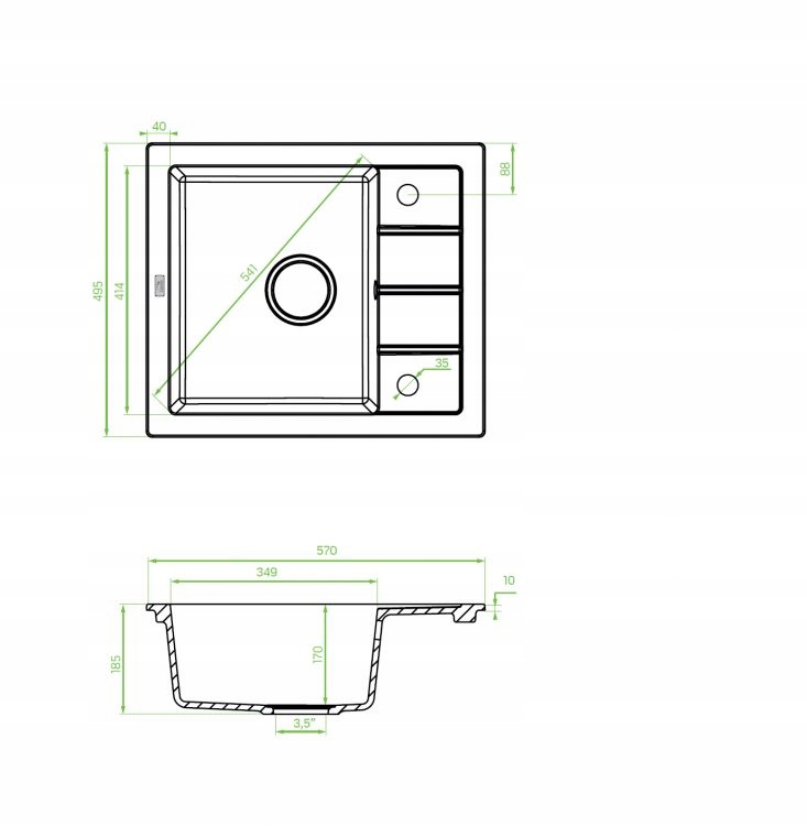 Syfon Space Saving – oszczędność miejsca w szafce