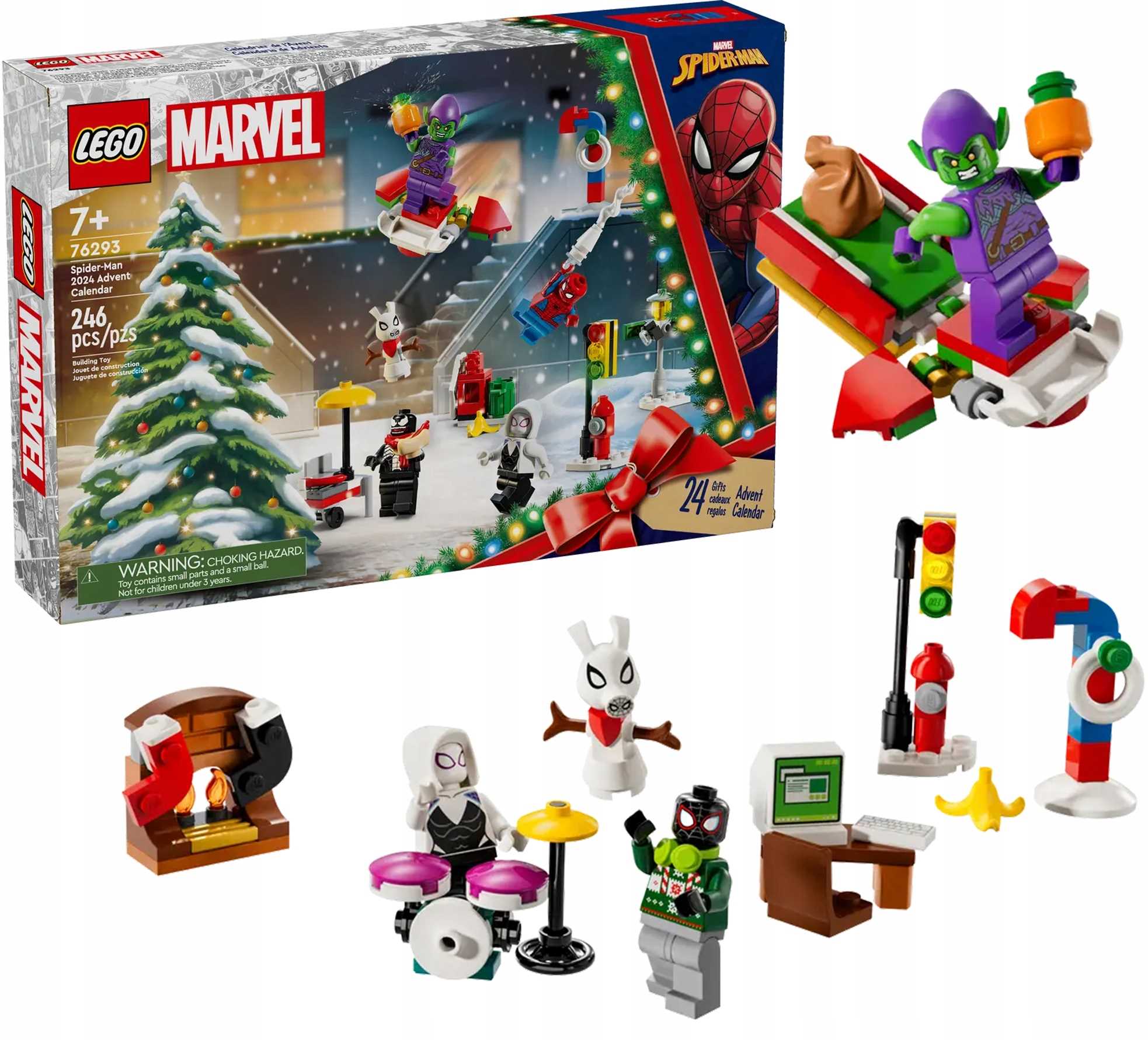 Spider-Man Kalendarz Adwentowy 2024 – Odliczanie do świąt w stylu Marvela